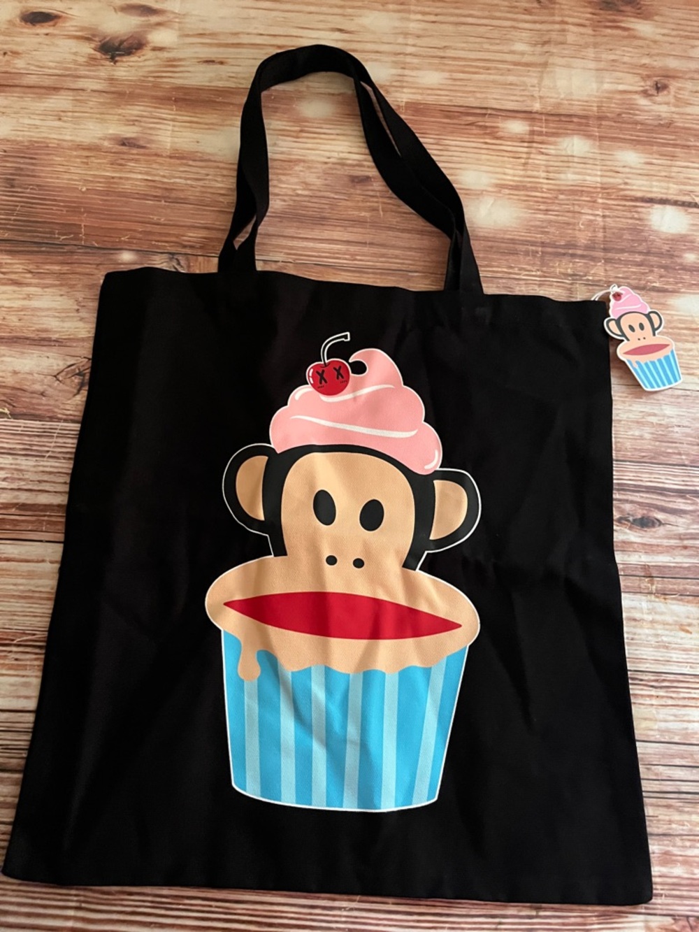 Paul Frank Cakeworthy Monkey Canvas Tote Bag